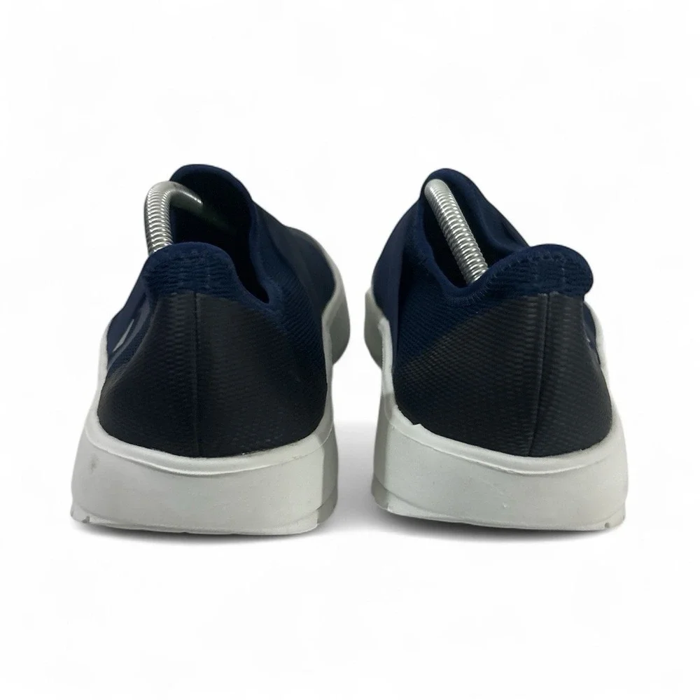 OOFOS OOmg‎ Mesh Low Men's Trainer Navy/White Slip‑On Comfort Recovery Size 12.5